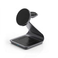 3 in 1 charging dock with fast wireless charging for phone smartwatch and earbuds in a sleek design